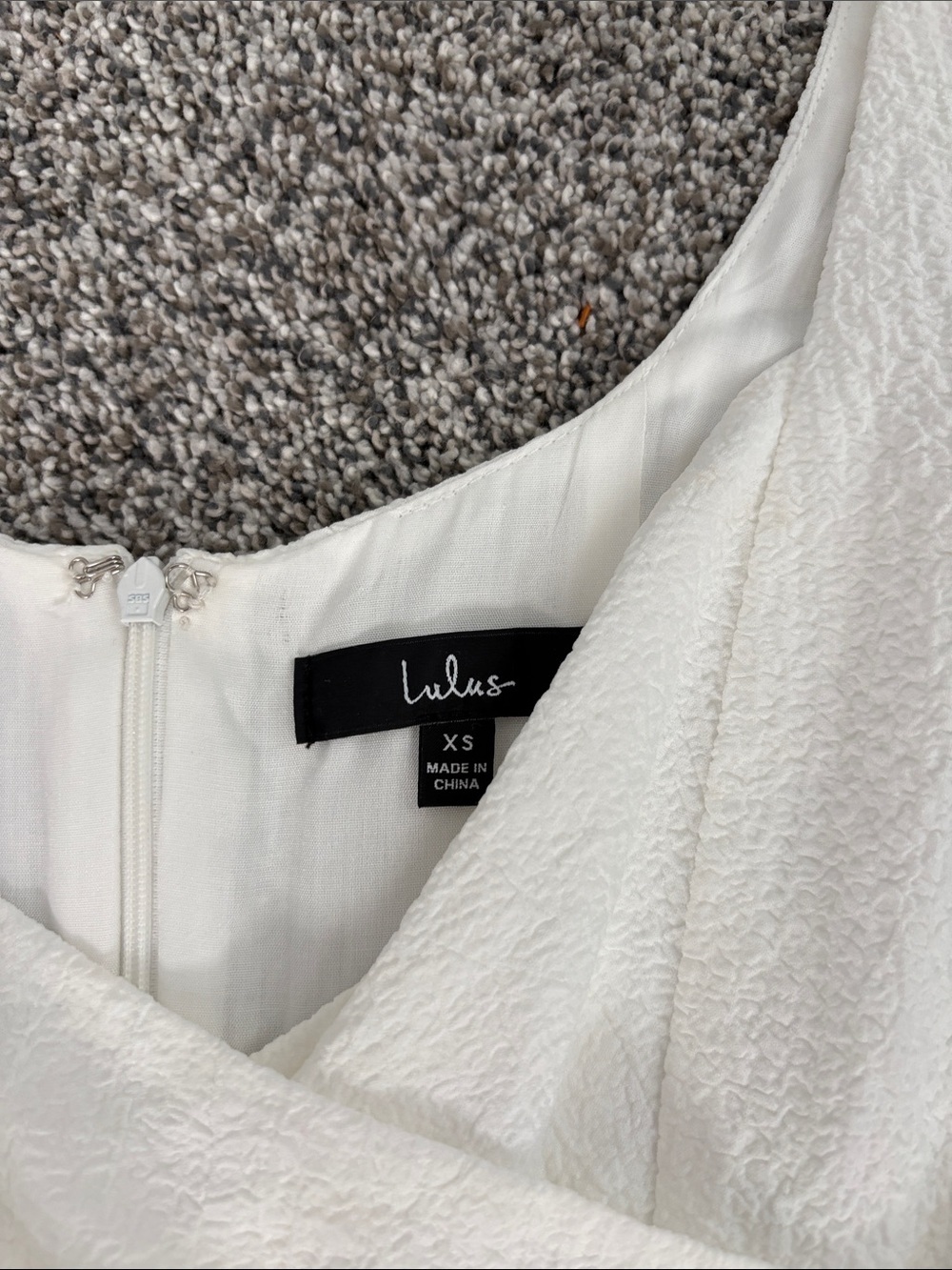 Lulus Little Bit In Love White Surplice Puff Sleeve Mini Dress - Picture 4 of 5